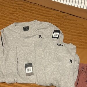 Hurley Boys Long Sleeve Thermal T-shirt x2!
